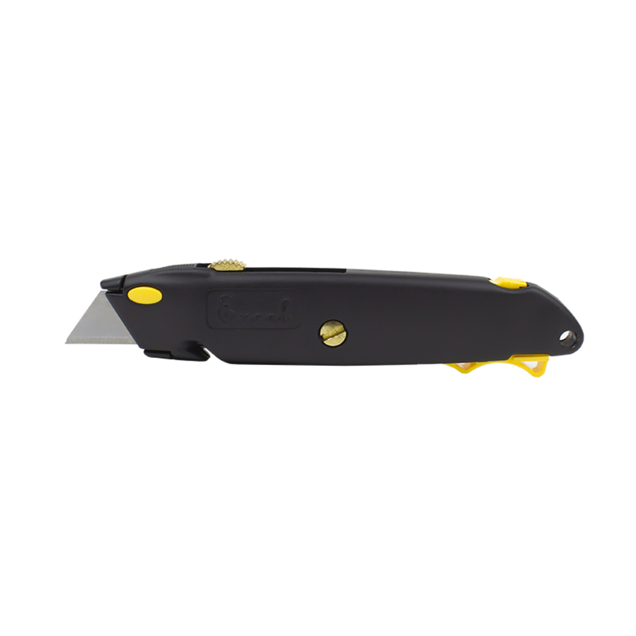 Excel Blades Front Load Retractable Heavy-Duty Utility Knife with 3 Blades – Precision Box Cutter for DIY & Crafts